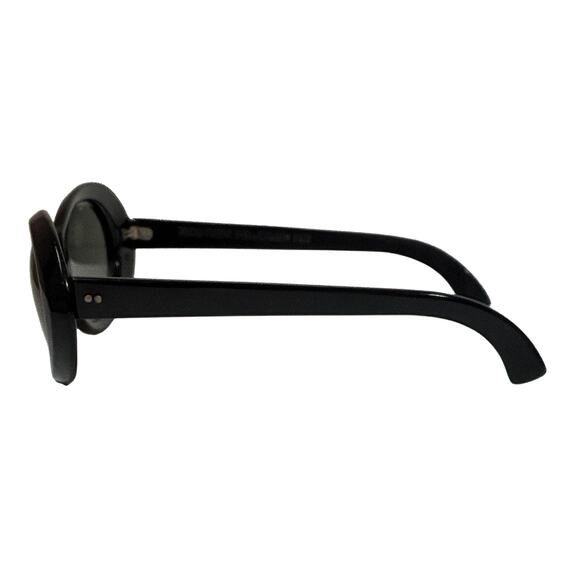 Vintage Cool Ray Polaroid Barcelona Black Oval Cat-Eye Sunglasses Retro Shades - Picture 4 of 6